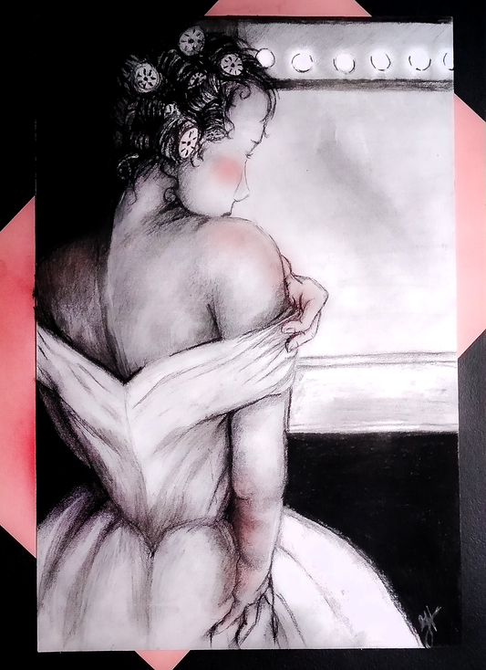 Jolie Fille Framed Art Canvas